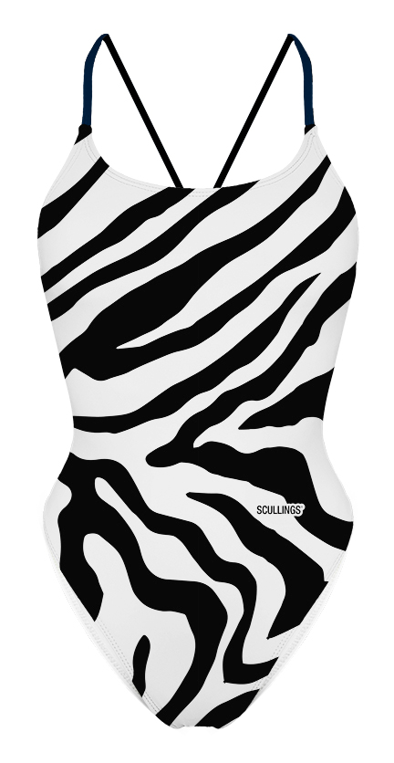 Tie Back Zebra Swimsuit ECO